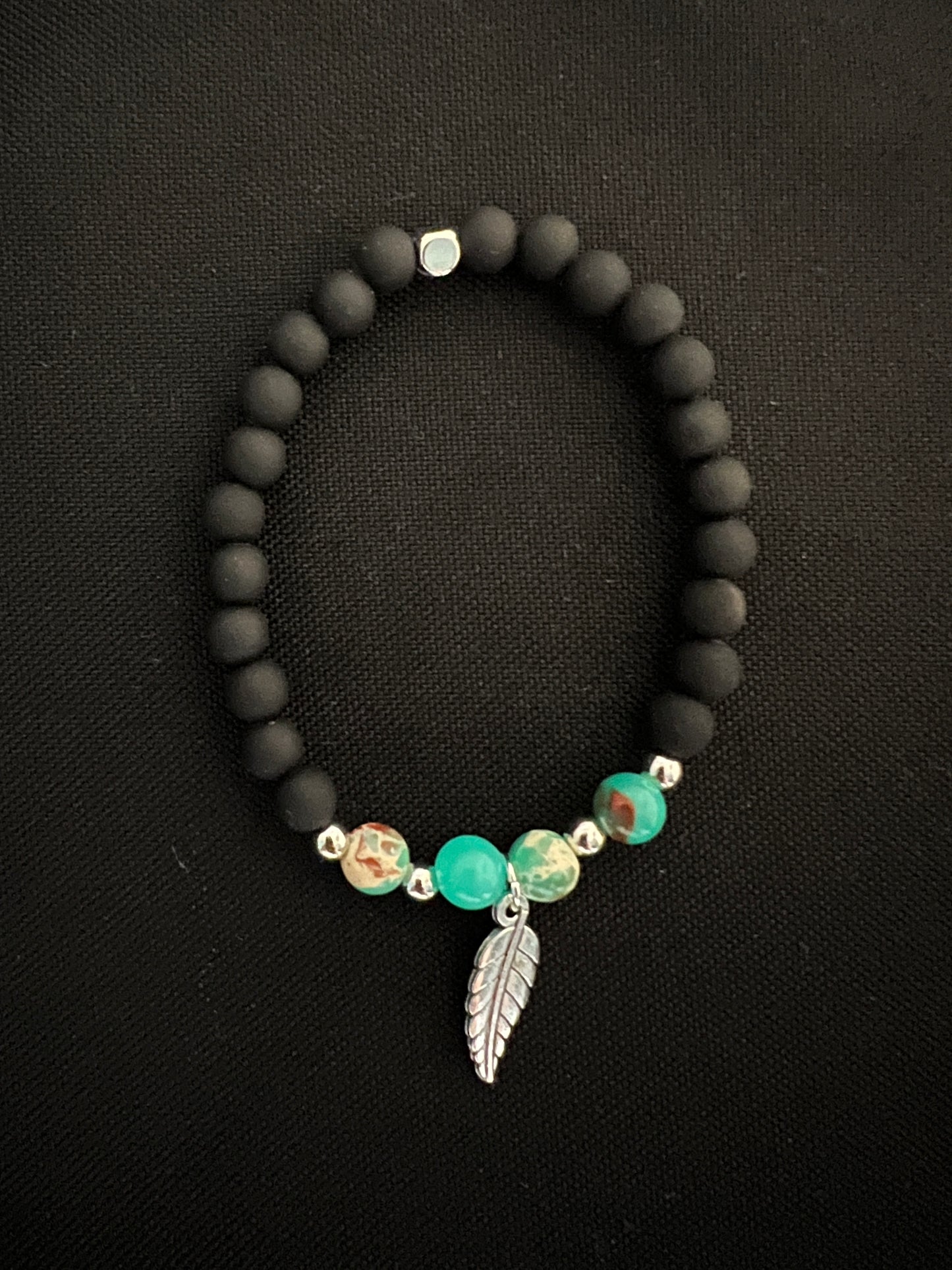 Pulsera Hoja Turquesa